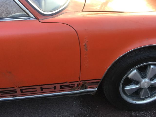 1970 Orange Porsche 911 Coupe
