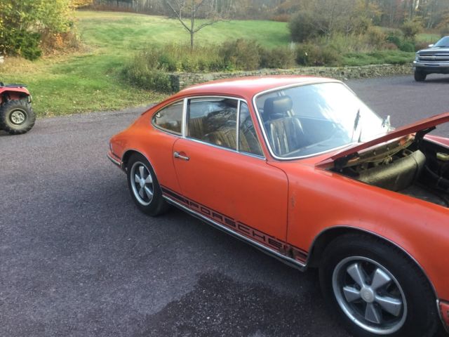1970 Orange Porsche 911 Coupe