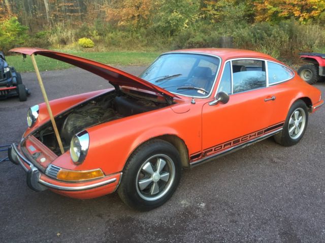 1970 Orange Porsche 911 Coupe