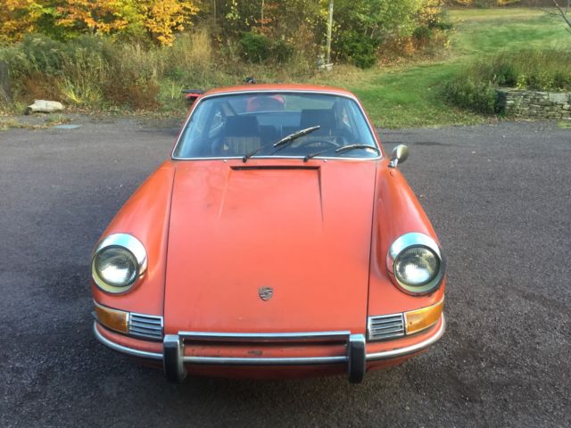 1970 Orange Porsche 911 Coupe