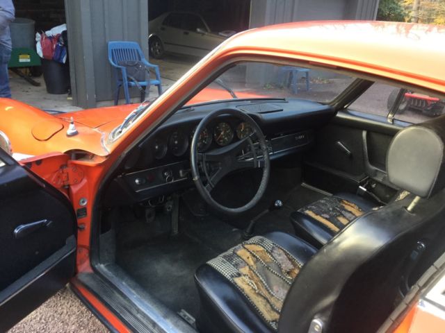1970 Orange Porsche 911 Coupe