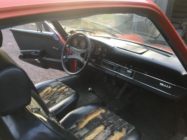 1970 Orange Porsche 911 Coupe