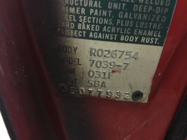 1970 RED AMC AMX 2 SEATER