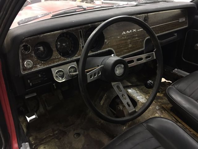 1970 RED AMC AMX 2 SEATER