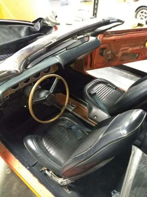 1970 Orange Plymouth Barracuda Convertible