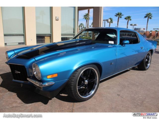 1970 Blue Chevrolet Camaro