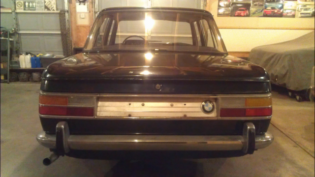 1970 Blue BMW 2002 Sedan