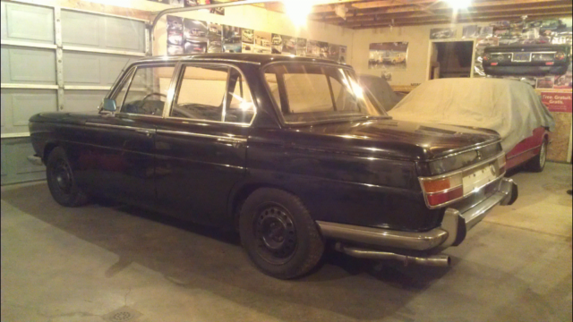 1970 Blue BMW 2002 Sedan