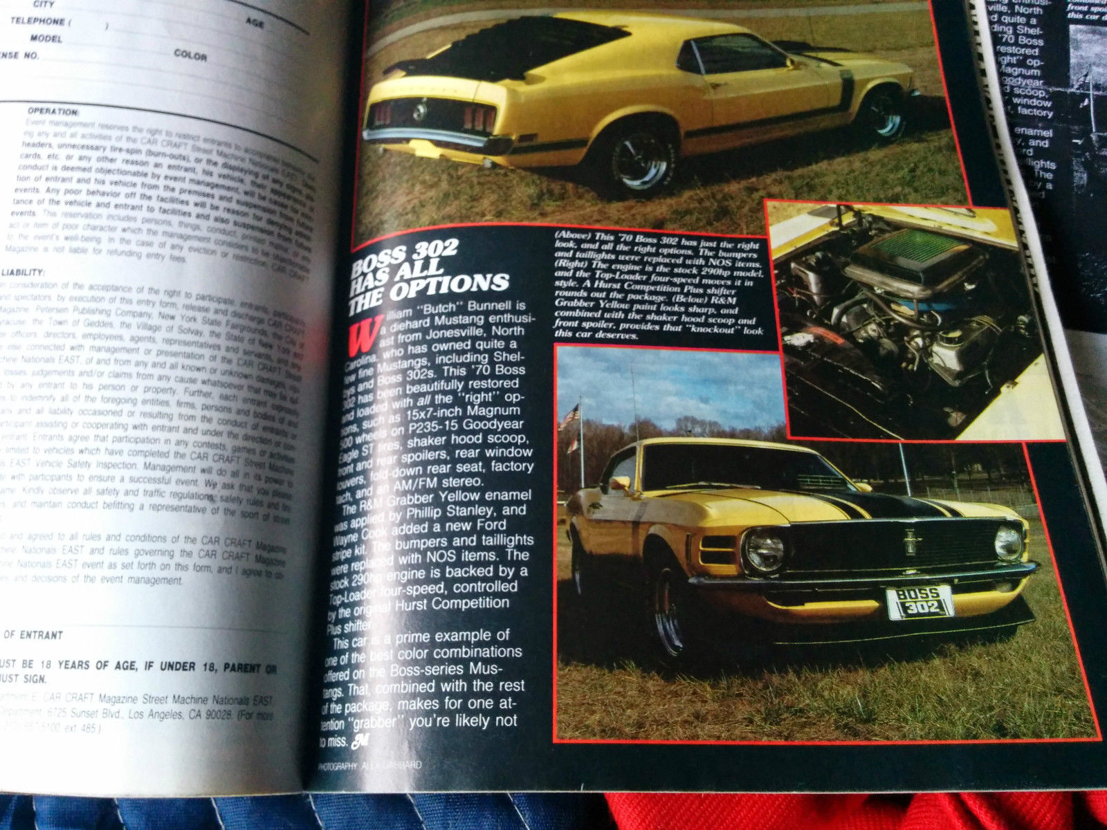 1970 Yellow Ford Mustang sportroof