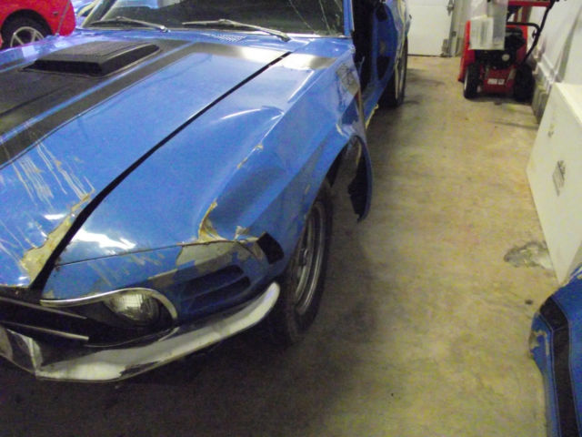 1970 Blue Ford Mustang Coupe