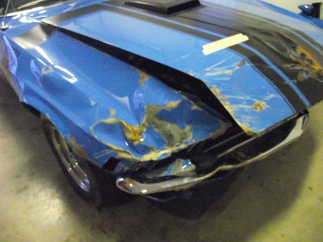 1970 Blue Ford Mustang Coupe