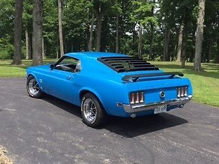 1970 Grabber Blue Ford Mustang 2 door