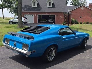 1970 Grabber Blue Ford Mustang 2 door