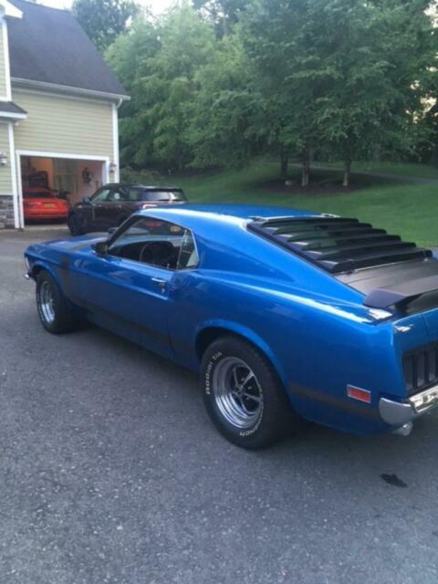 1970 Blue Ford Mustang Fastback