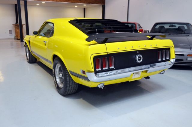 1970 Grabber Yellow Ford Mustang