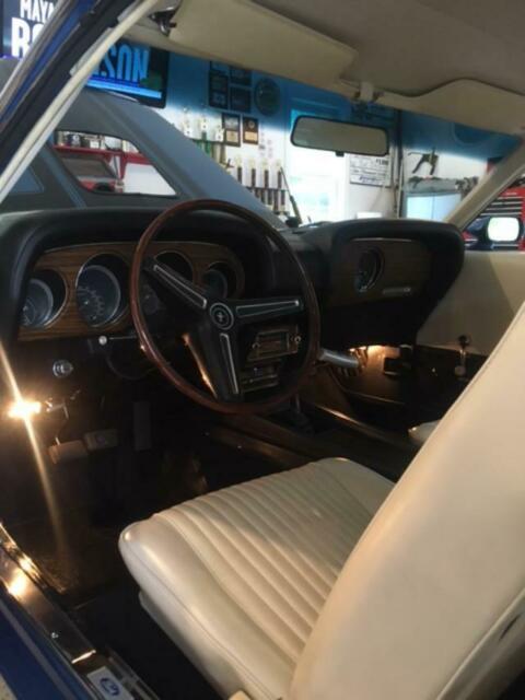 1970 Blue Ford Mustang Fastback