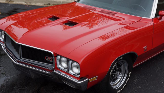 1970 Red Buick Skylark Convertible