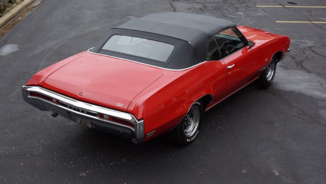 1970 Red Buick Skylark Convertible