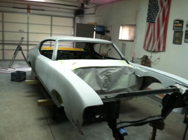 1970 White Buick Skylark Coupe