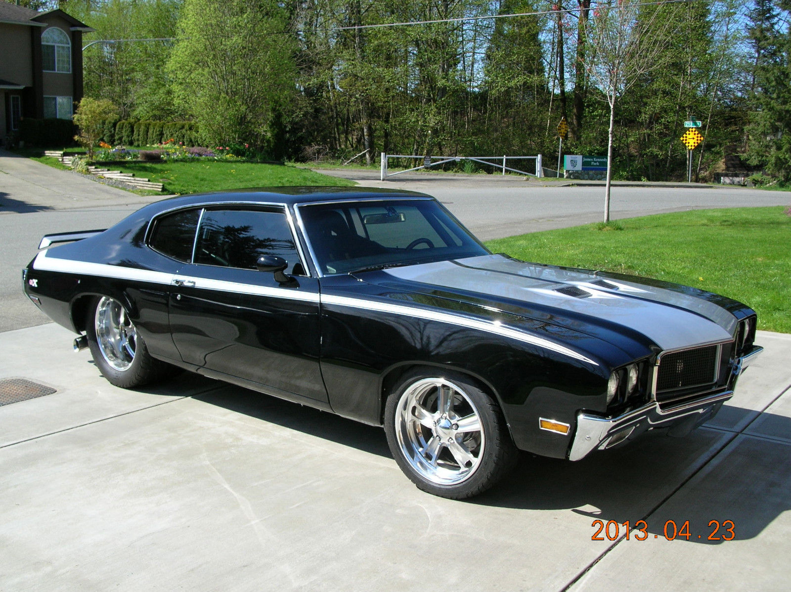 1970 Black Buick Skylark Coupe