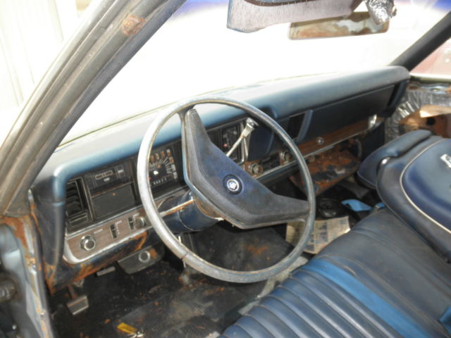1970 Blue Buick Riviera Coupe