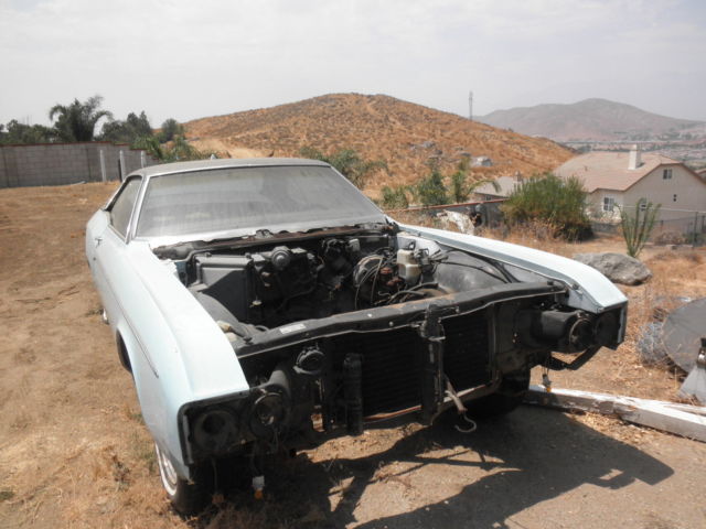 1970 Blue Buick Riviera Coupe