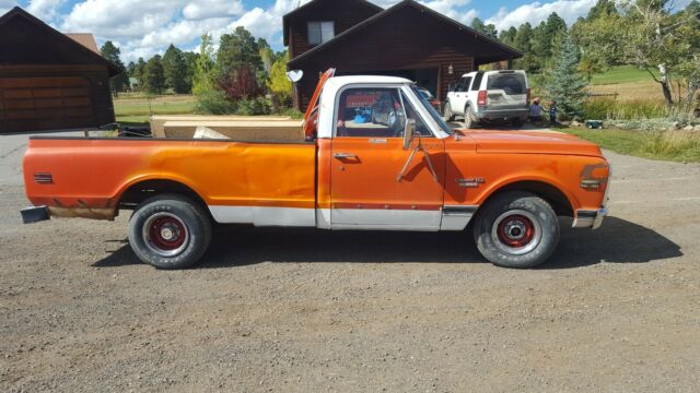 1970 Orange Chevrolet C-10 Standard Cab Pickup