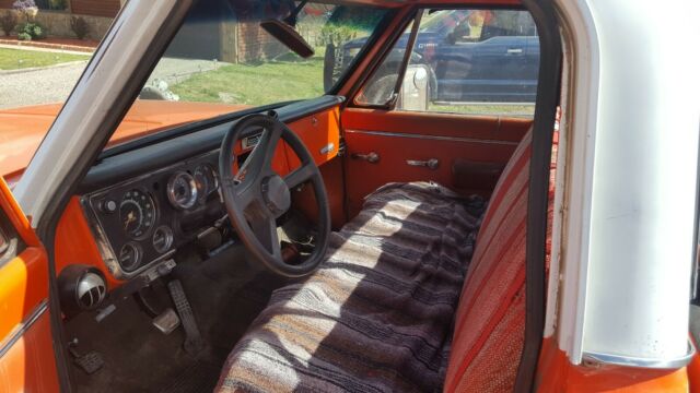 1970 Orange Chevrolet C-10 Standard Cab Pickup