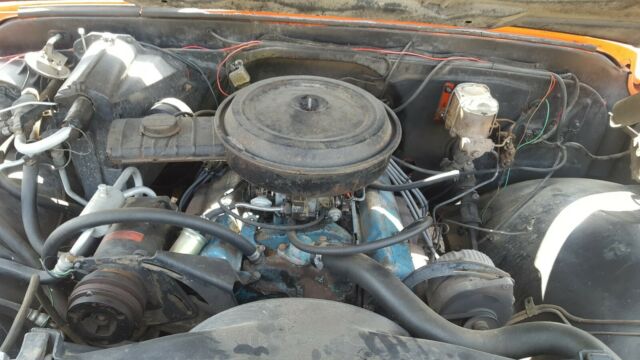 1970 Orange Chevrolet C-10 Standard Cab Pickup