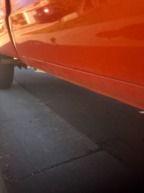 1970 Orange Chevrolet C-10 Standard Cab Pickup