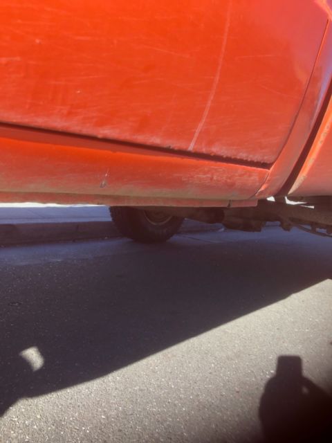 1970 Orange Chevrolet C-10 Standard Cab Pickup