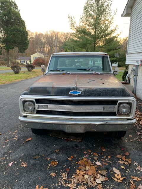 1970 Black Chevrolet C-10 Single Cab