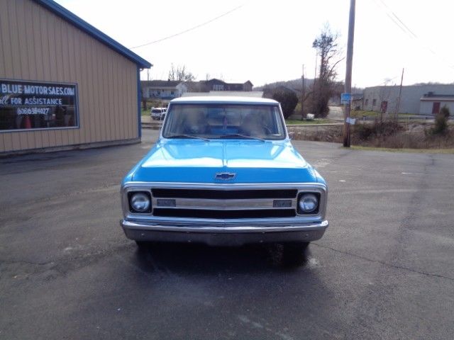 1970 Blue Chevrolet C-10 classic truck