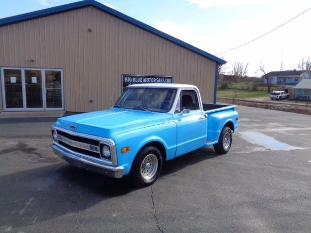 1970 Blue Chevrolet C-10 classic truck