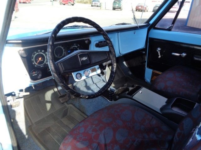 1970 Blue Chevrolet C-10 classic truck