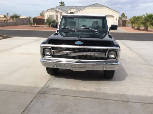 1970 Black and white Chevrolet Other Pickups Standard Cab Pickup