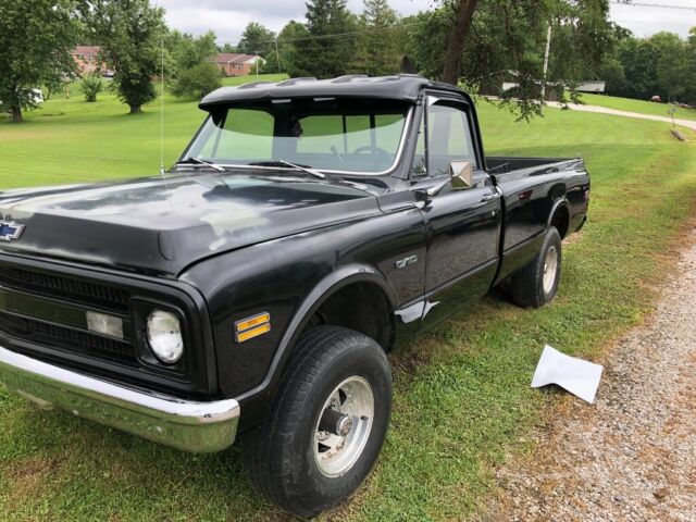 1970 Black Chevrolet C-10 Standard Cab Pickup