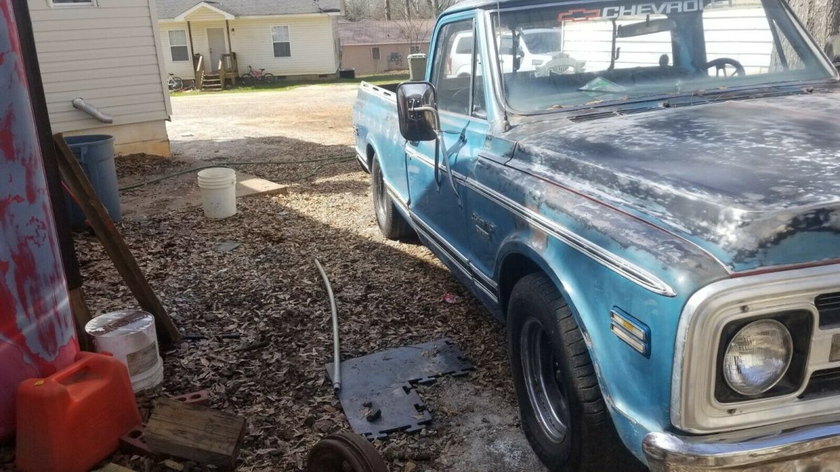 1970 Blue Chevrolet C-10 Standard Cab Pickup