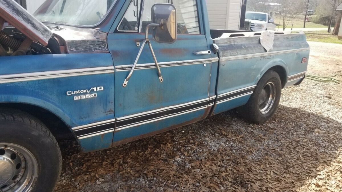 1970 Blue Chevrolet C-10 Standard Cab Pickup