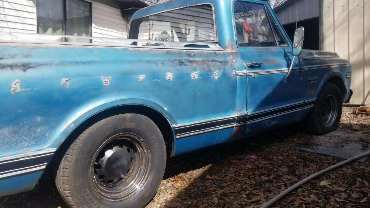 1970 Blue Chevrolet C-10 Standard Cab Pickup