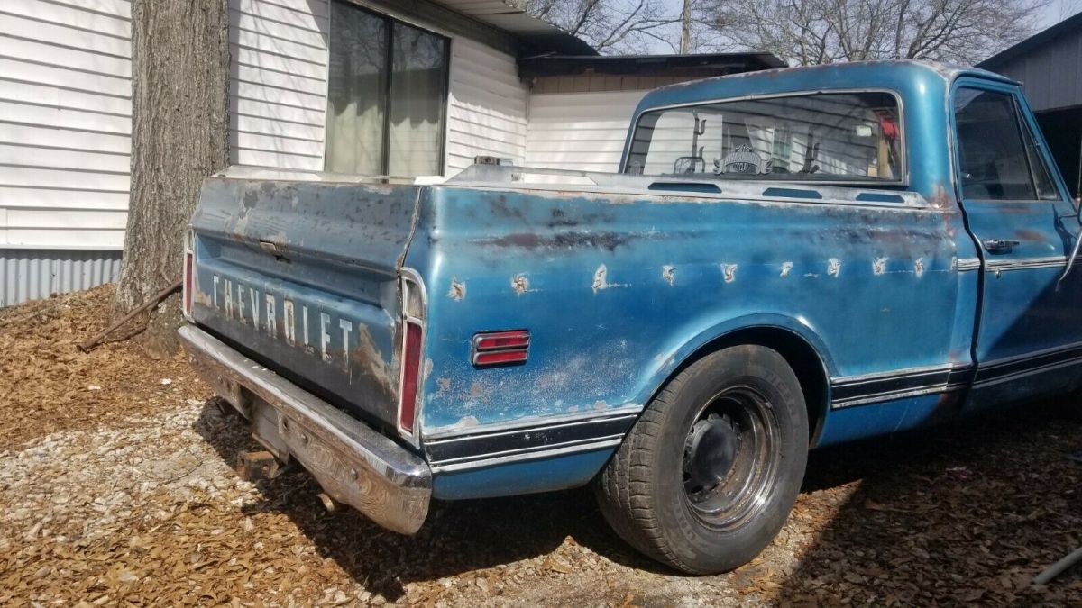 1970 Blue Chevrolet C-10 Standard Cab Pickup