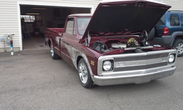 1970 Red Chevrolet C-10 Standard Cab Pickup