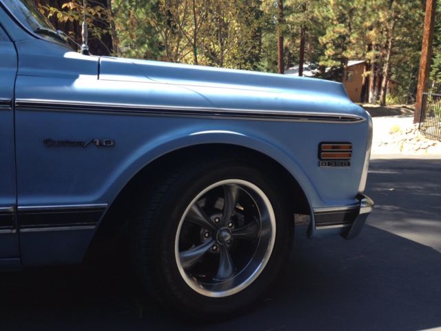 1970 Blue Chevrolet C-10 Standard Cab Pickup