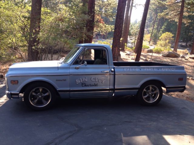 1970 Blue Chevrolet C-10 Standard Cab Pickup