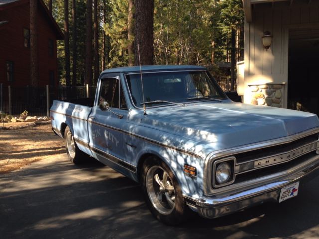 1970 Blue Chevrolet C-10 Standard Cab Pickup
