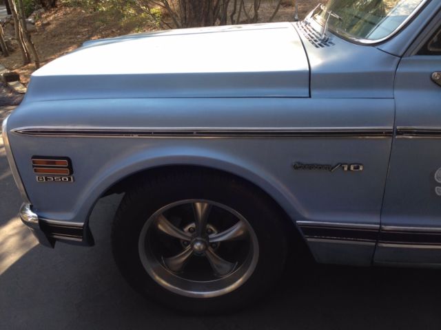 1970 Blue Chevrolet C-10 Standard Cab Pickup