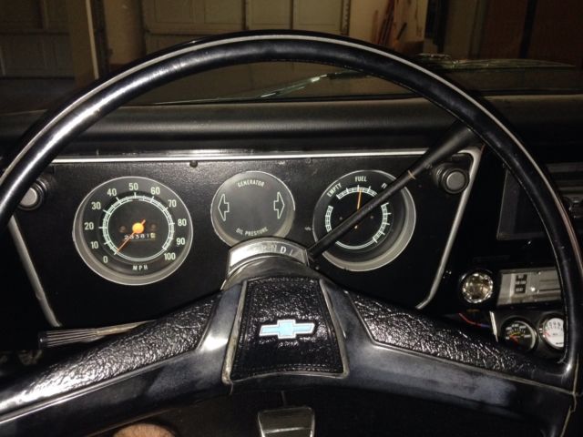 1970 Blue Chevrolet C-10 Standard Cab Pickup