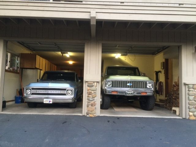 1970 Blue Chevrolet C-10 Standard Cab Pickup