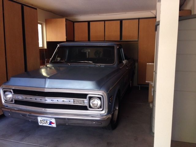 1970 Blue Chevrolet C-10 Standard Cab Pickup