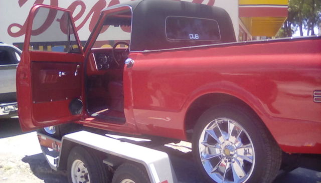 1970 red Chevrolet C-10
